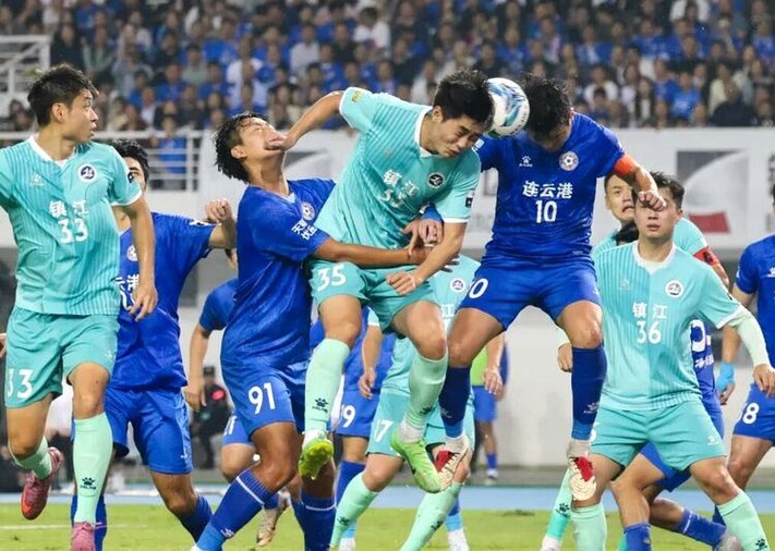 江苏联：盐城0-0苏州，花志成造险，王飞失良机