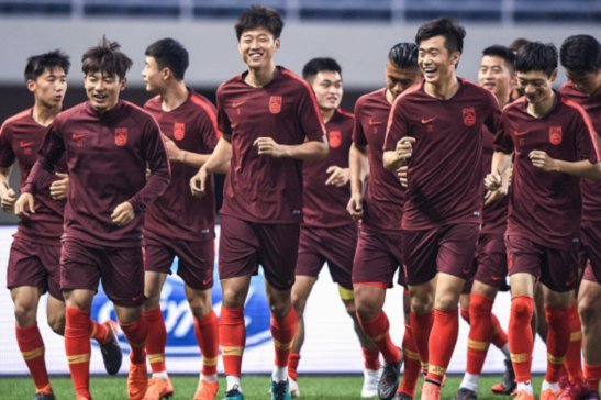 中国队与伊朗叙利亚同组亚杯预演